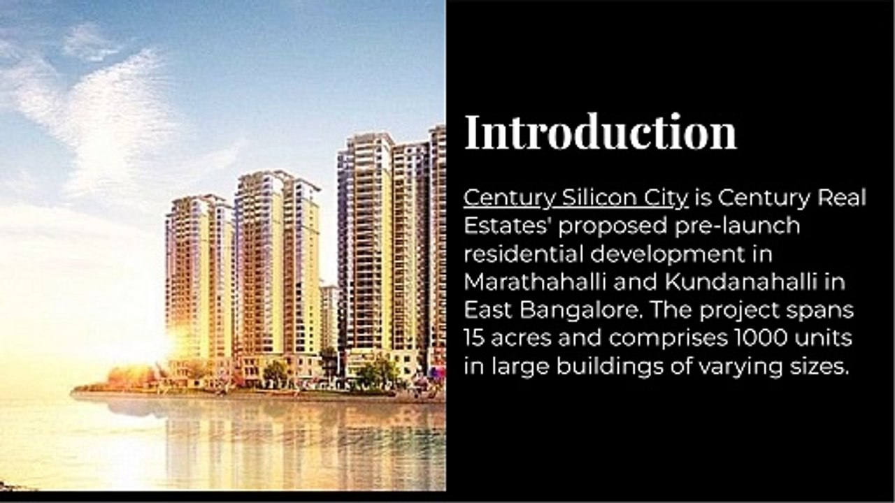 Century Silicon City Apartment Sizes and Variants: The Best Option for Residential Living