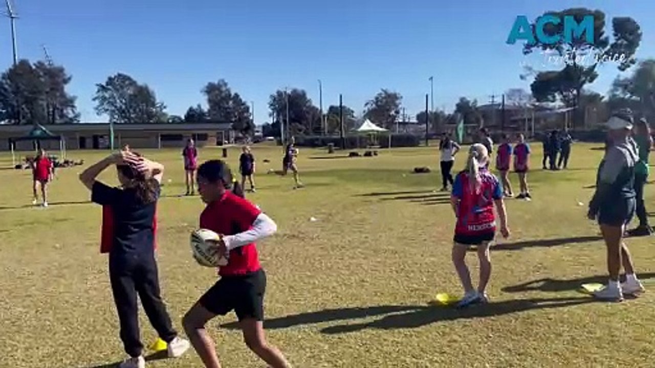 Canberra Raiders NRLW clinic