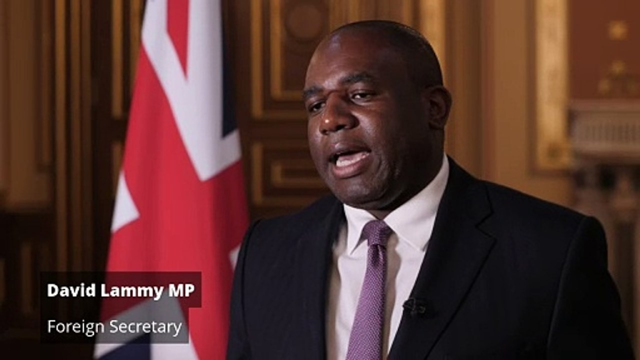 David Lammy calls for immediate ceasefire in Gaza