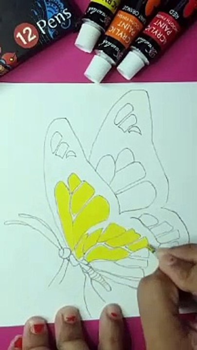 Painting Butterfly | Step by Step Tutorial
