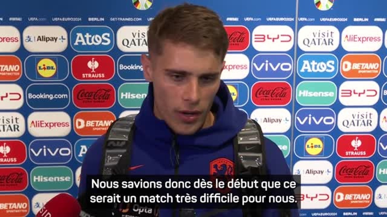 Pays-Bas - Van de Ven : "Nous avons été solides mentalement"