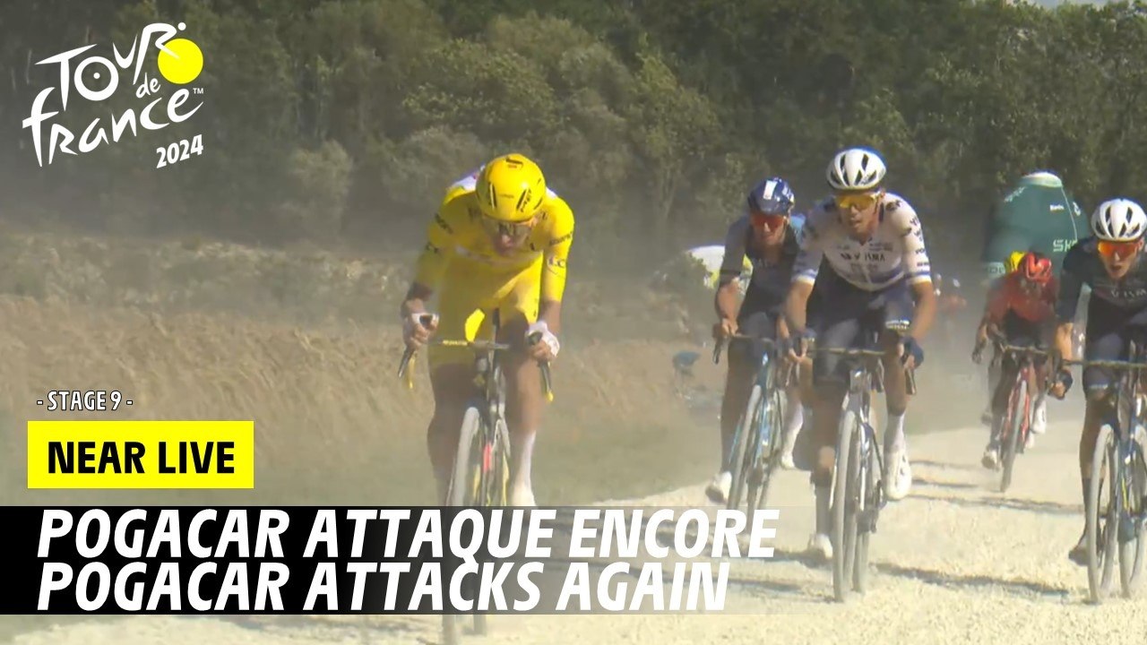 Pogacar attacks again  - Stage 9 - Tour de France 2024