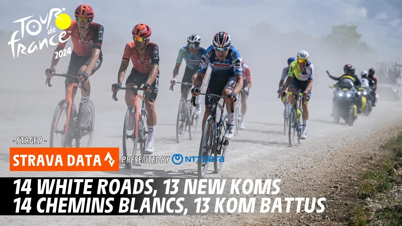 14 white roads, 13 new Strava KOMs  - Tour de France 2024