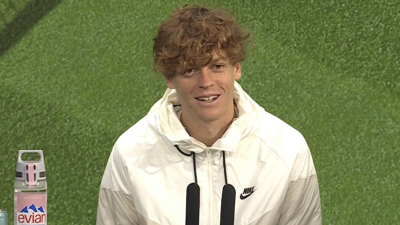 Tennis - Wimbledon 2024 - Jannik Sinner : "I laugh a lot at training with my team..."