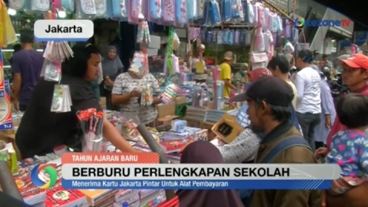 Pasar Asemka Jakarta Ramai Pemburu Perlengkapan Sekolah 🛍️