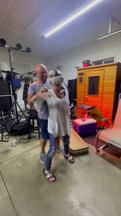 Woman Falls While Playing VR Game