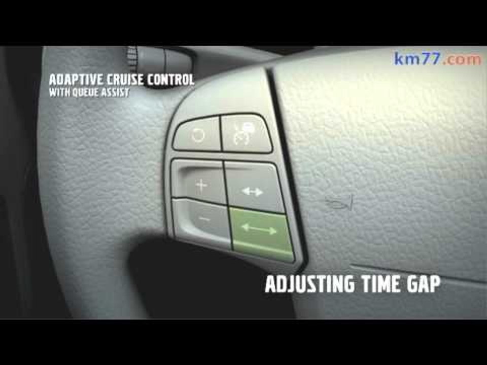 Volvo V60 2011. Programador de velocidad activo «ACC»