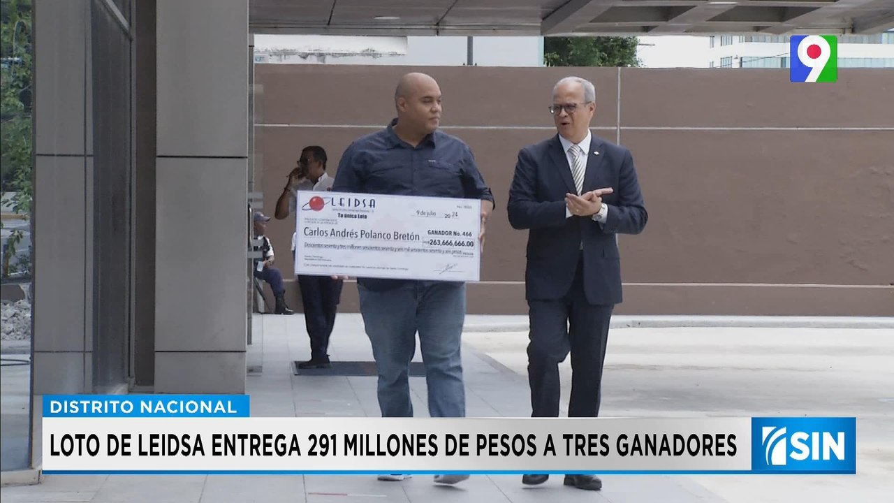 LEIDSA entrega 291 millones a los ganadores del Loto | Primera Emisión SIN