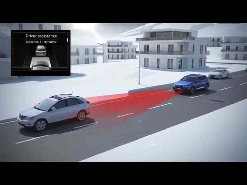 Audi Q7 2015. Programador de velocidad activo