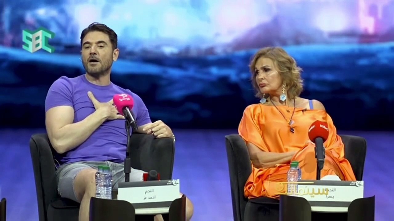 أحمد عز وسيد رجب يدافعان عن الفن في السعودية 🇸🇦