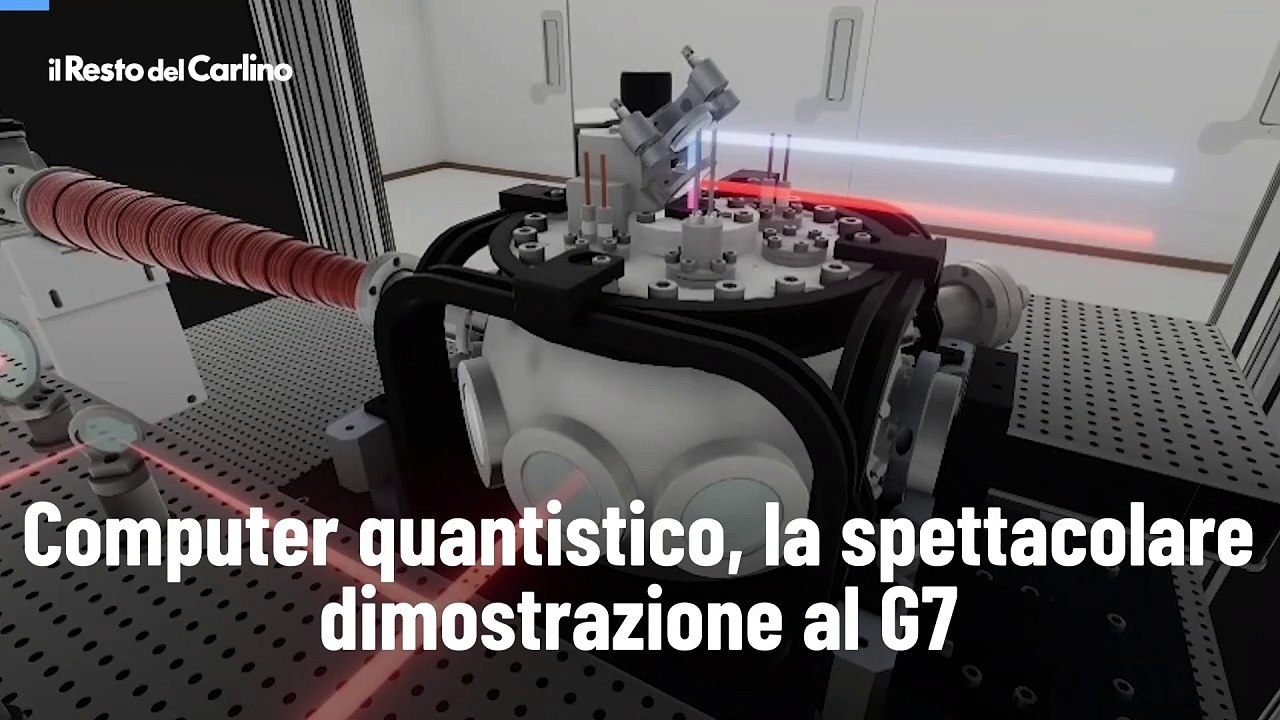 Computer quantistico, la spettacolare dimostrazione al G7: il video