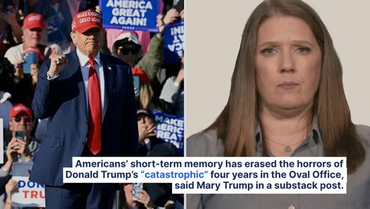 Trump's Niece Says 'Good Times' During Ex-President's Tenure Purely 'Fictional:' 'He's Betting..We've Forgotten A Lot Of Things'