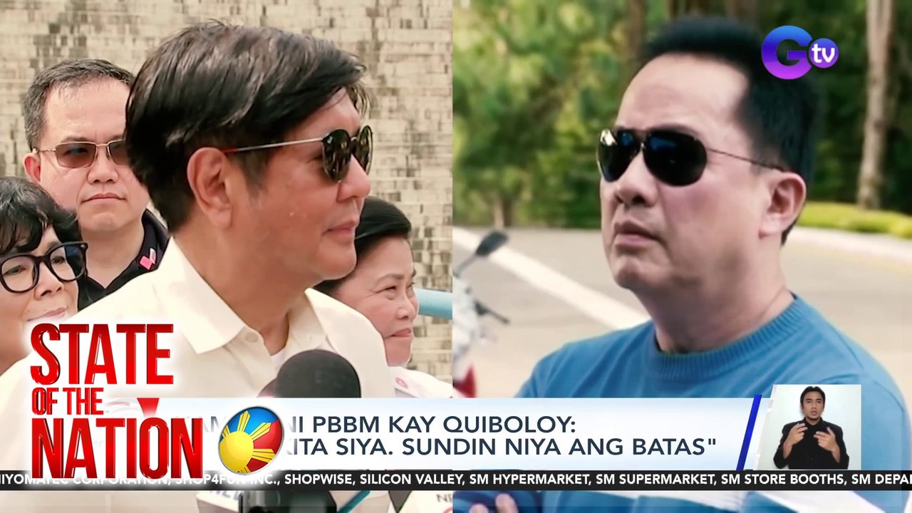Hamon ni PBBM kay Quiboloy: "Magpakita siya. Sundin niya ang batas" | SONA