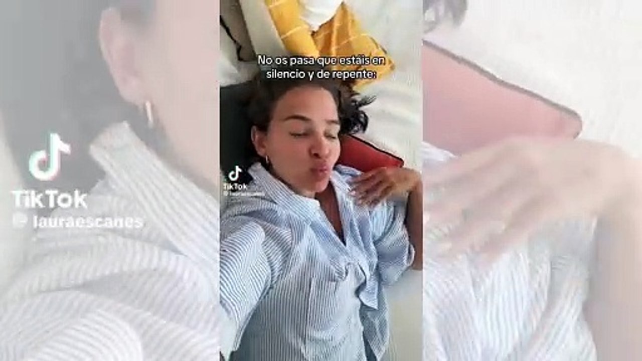 Laura Escanes baila con Cucurella