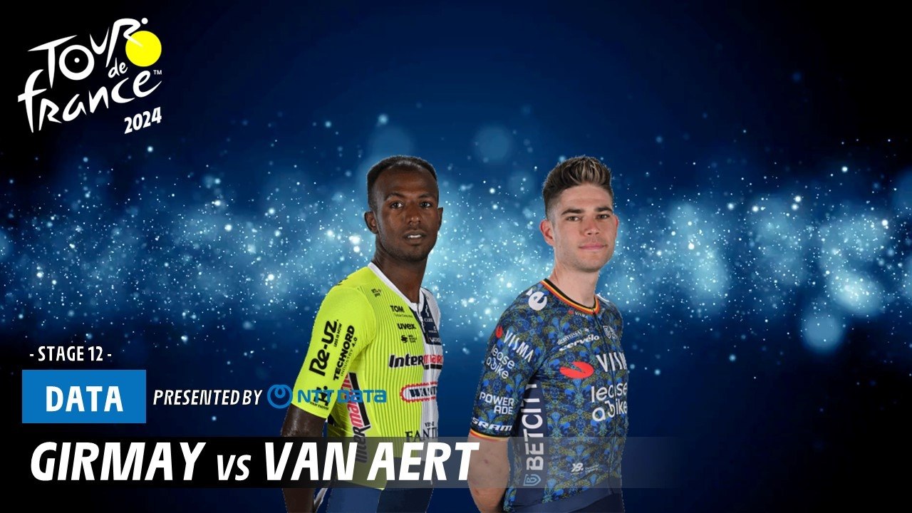 Girmay vs Van Aert  - Tour de France 2024