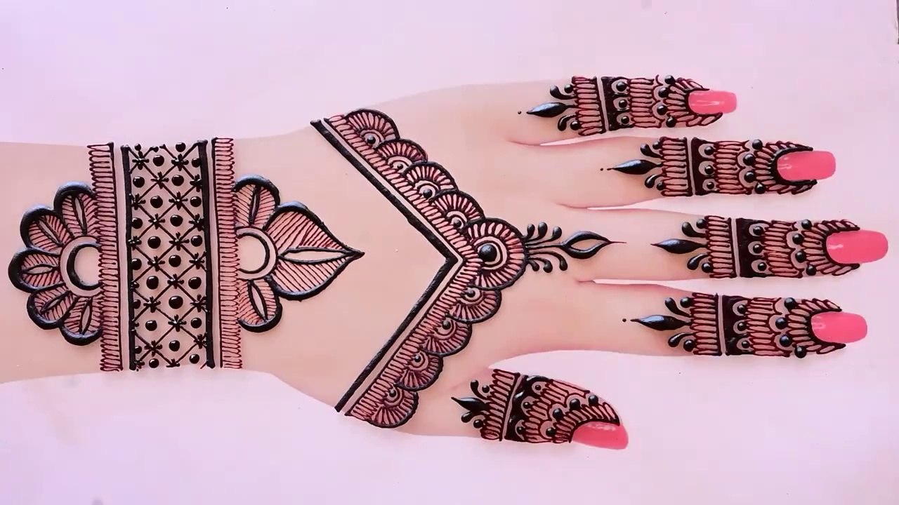 New Simple Mehndi Designs