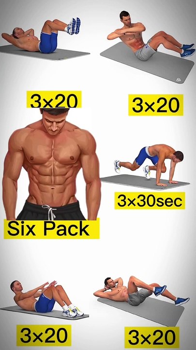 7 Days In Six Pack At Home #sixpackabs #abs #muscles
