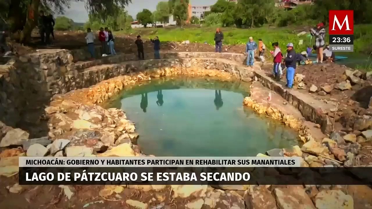 Avances en el rescate del lago de Pátzcuaro y desafíos en su recuperación