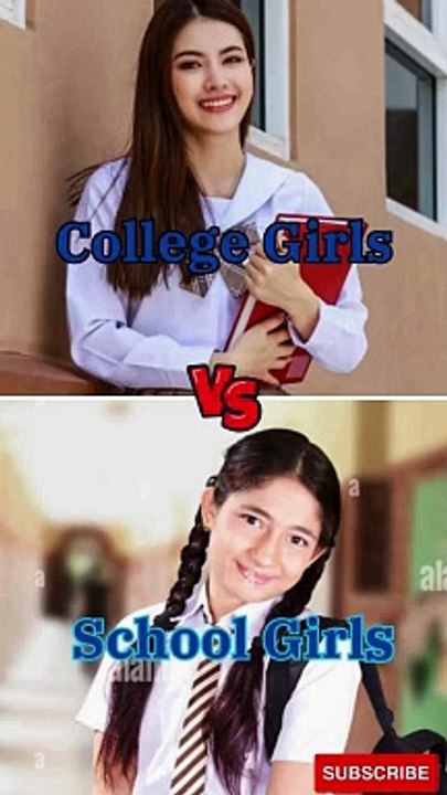 College vs School Girls: Lifestyles Compared | Funny Differences | #viral #trending #ytshorts #trend