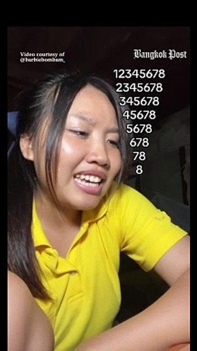 Thai girl hits 70M views in number challenge on TikTok