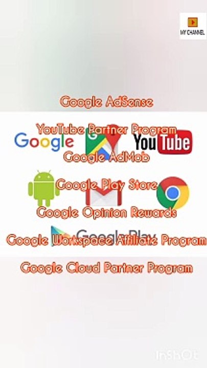 Earning types of Google