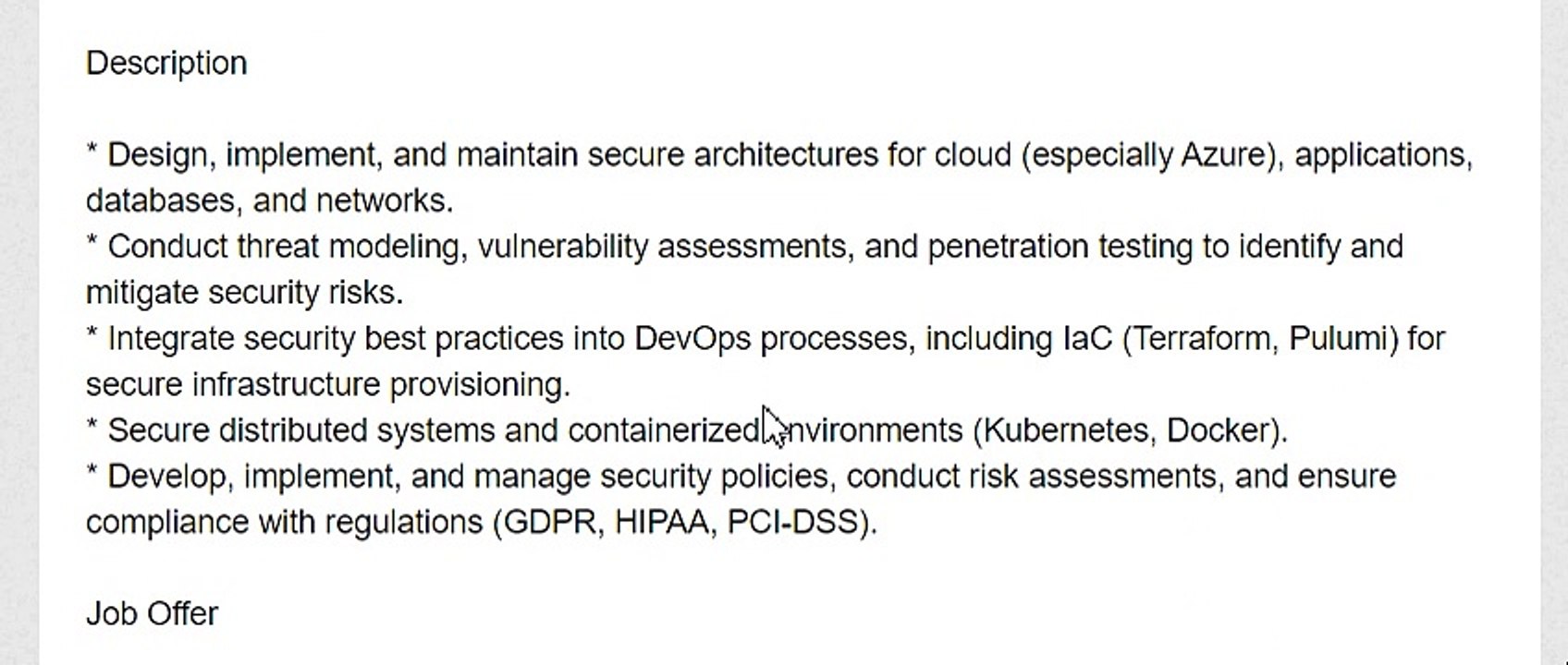 Cybersecurity Architect Michael Page UAE - dubai jobs