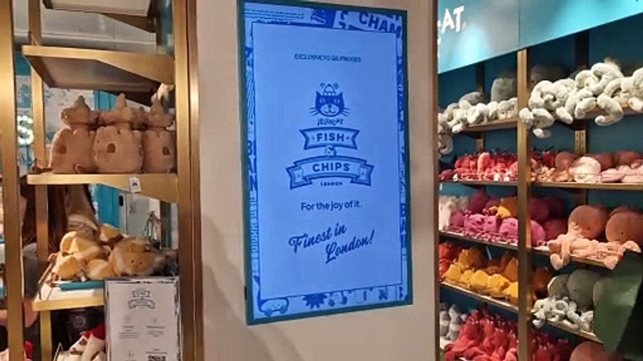 Inside look at Jellycat's new fish and chips pop up at Selfridges London
