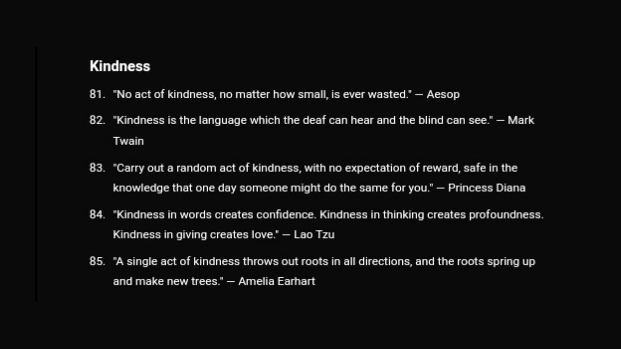 Kindness Qoutation