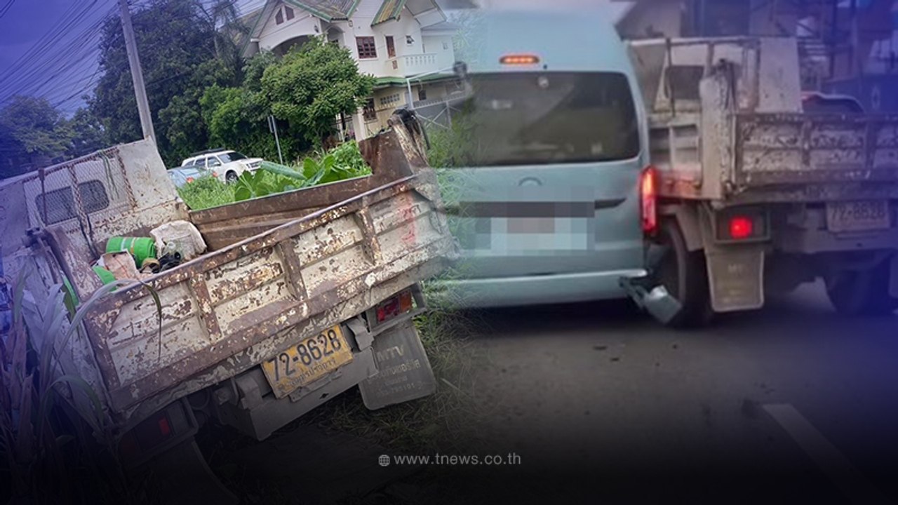 พระราม2ระทึก รถบรรทุก6ล้อ คลั่ง ชนแหลก29คัน คนเจ็บอีกเพียบ