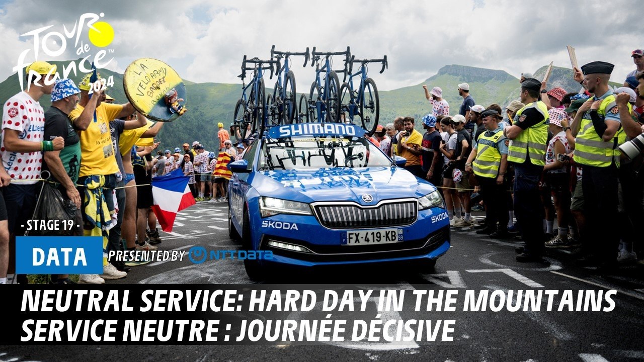 Neutral service - A hard day in the mountains  - Tour de France 2024