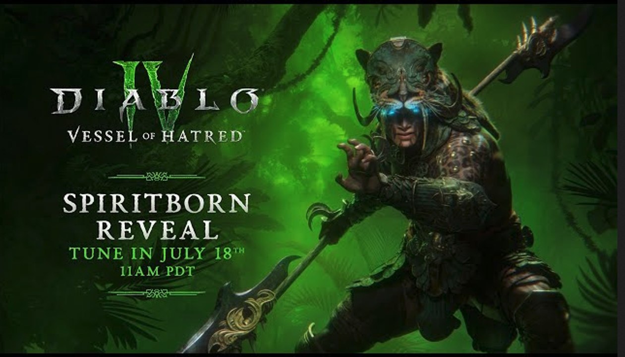 Diablo 4: Spiritborn | Full Livestream Reveal - Blizzard Entertainment