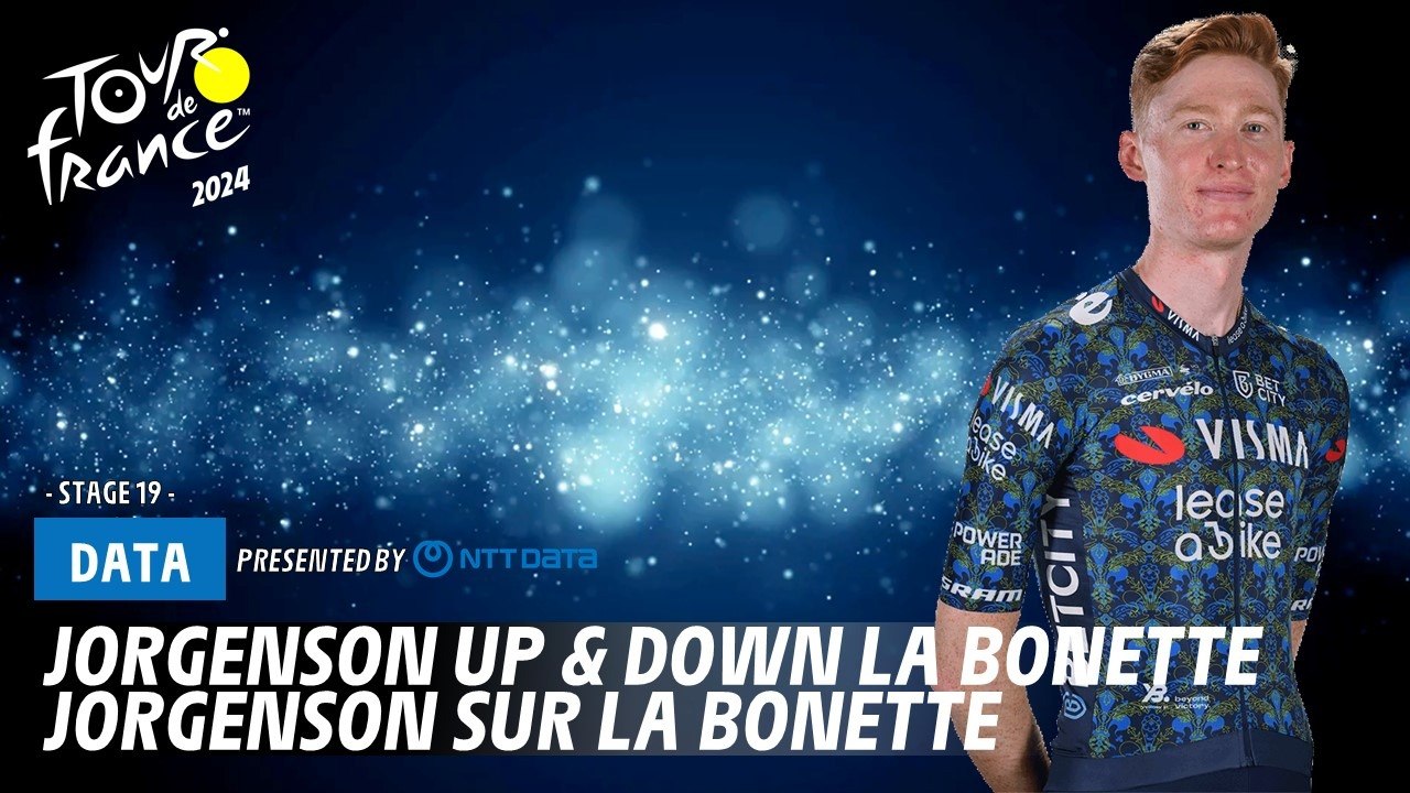 Jorgenson up & down La Bonette  - Tour de France 2024