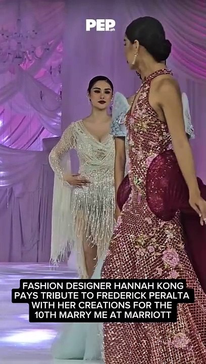 Bb. Pilipinas International 2022 Nicole Borromeo walks the runway for Hannah Kong | PEP Goes To