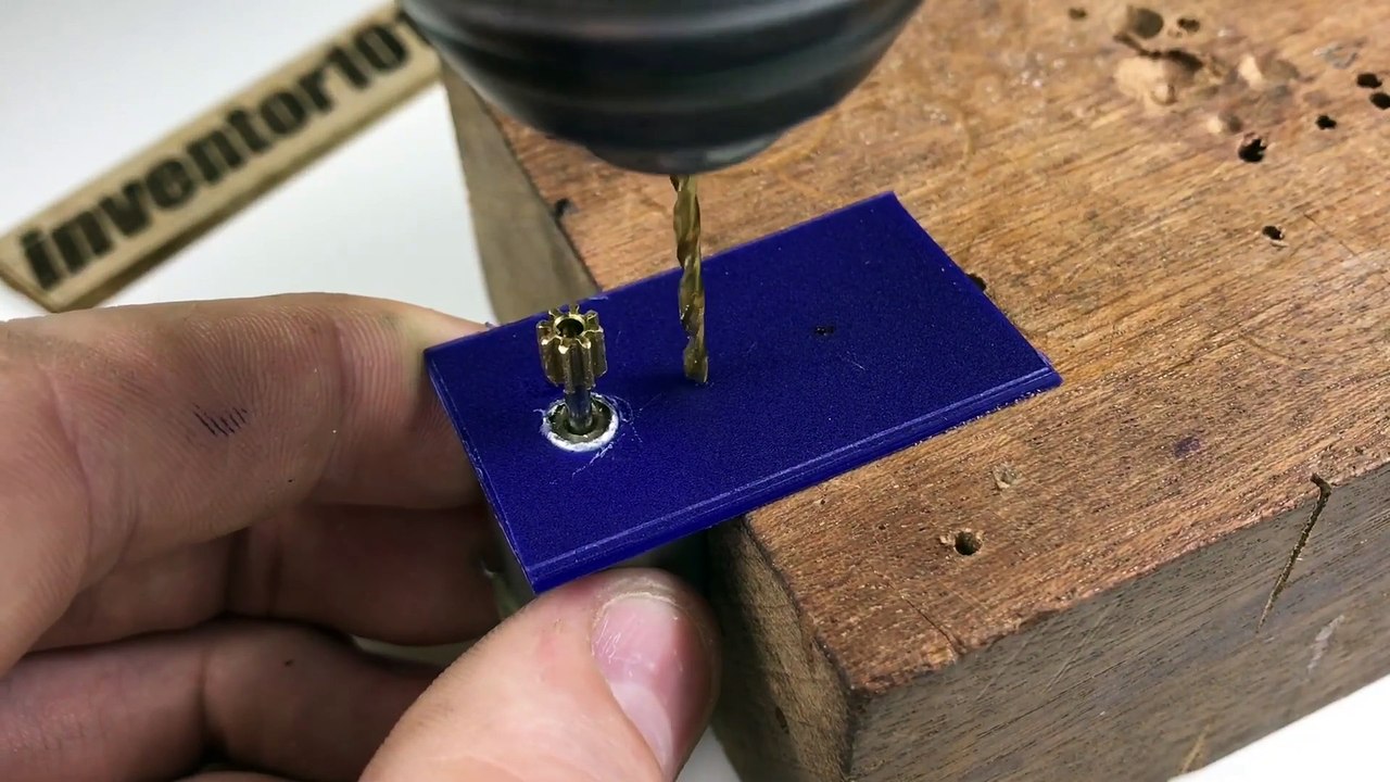 Geared dc motor step by step