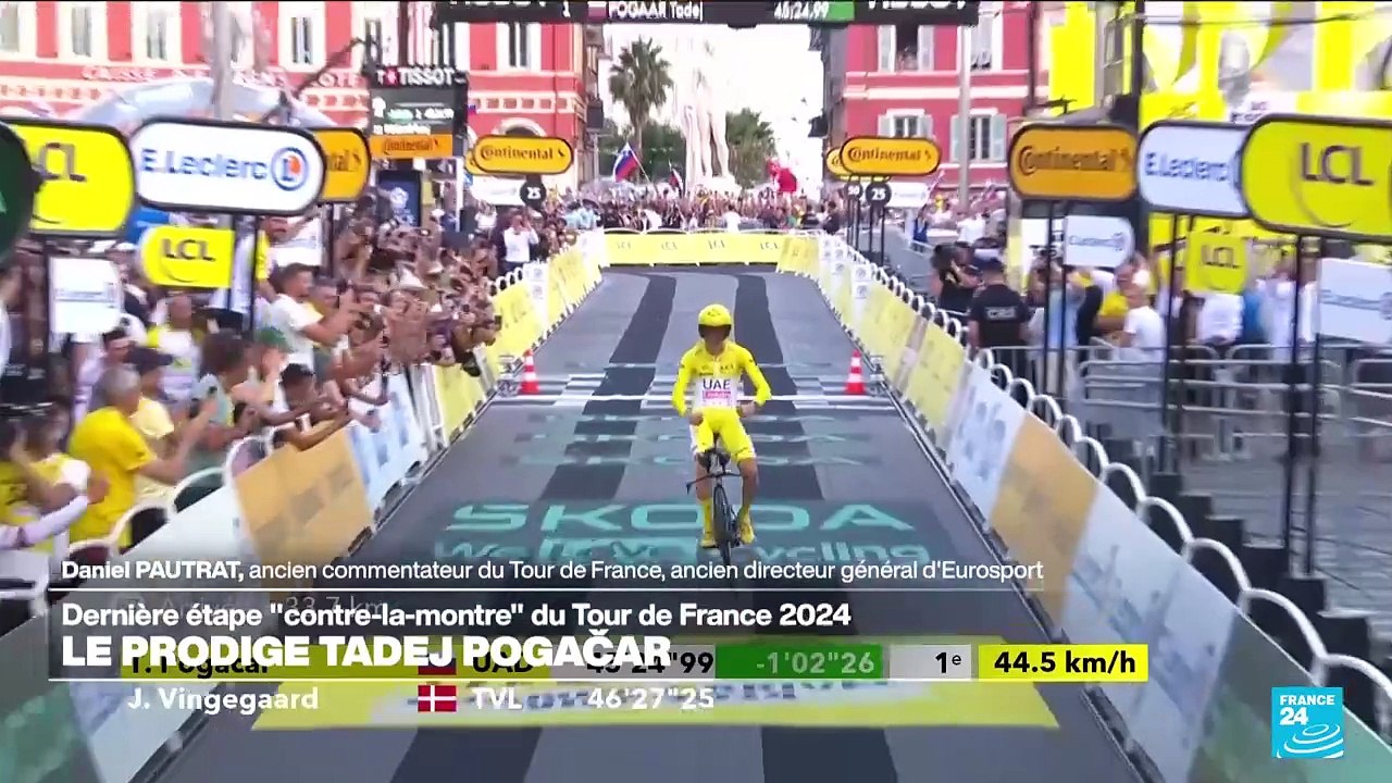 Le prodige Tadej Pogacar remporte le Tour de France 2024