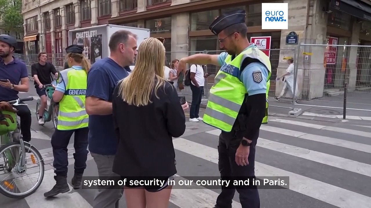 Vast security operation under way in Paris ahead of 2024 Olympics