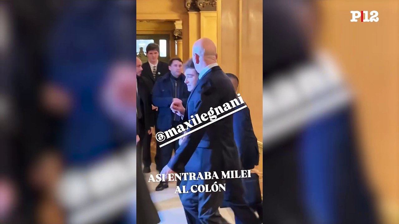 Milei concurrió al Colón con Yuyito González