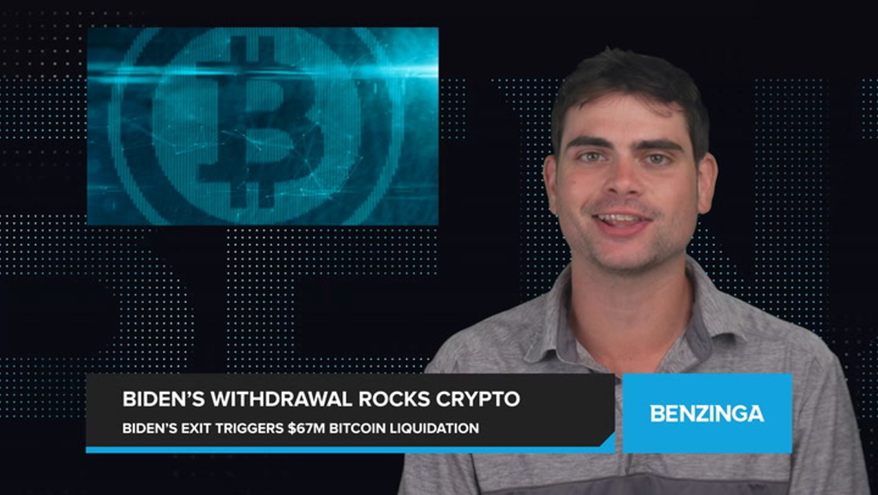 Biden's Withdrawal from the Presidential Race Rocks the Crypto Market, Triggers $67 Million Bitcoin Liquidation