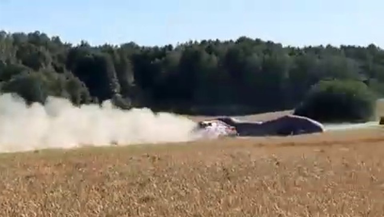 WRC Latvia 2024 Tanak Hits Arch Amateur