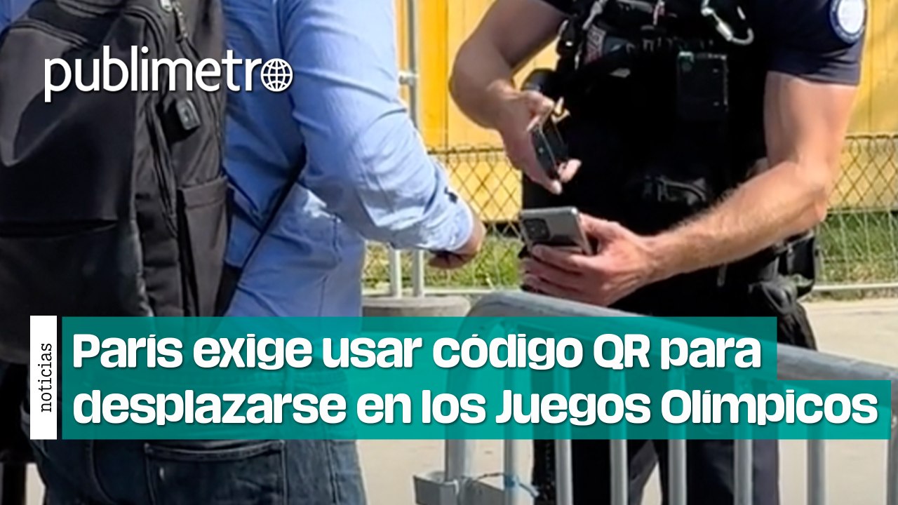 París exige usar código QR para desplazarse durante los Juegos Olímpicos