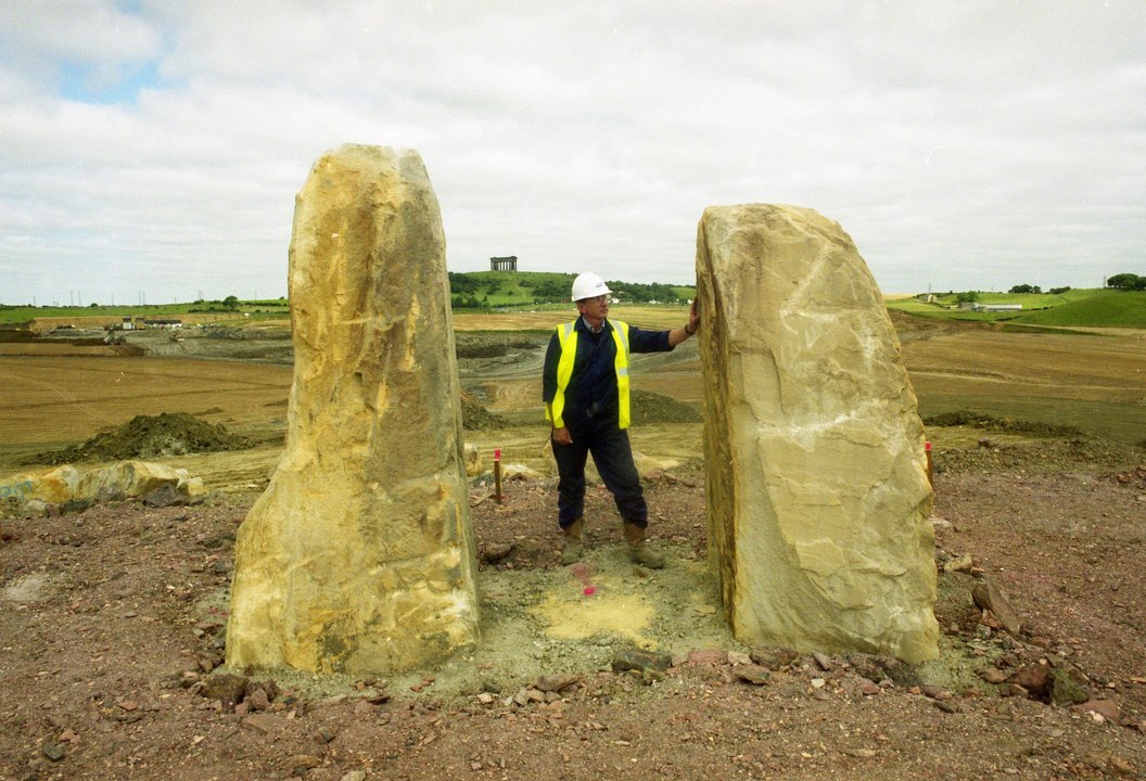 The pit site which was transformed into a beauty spot