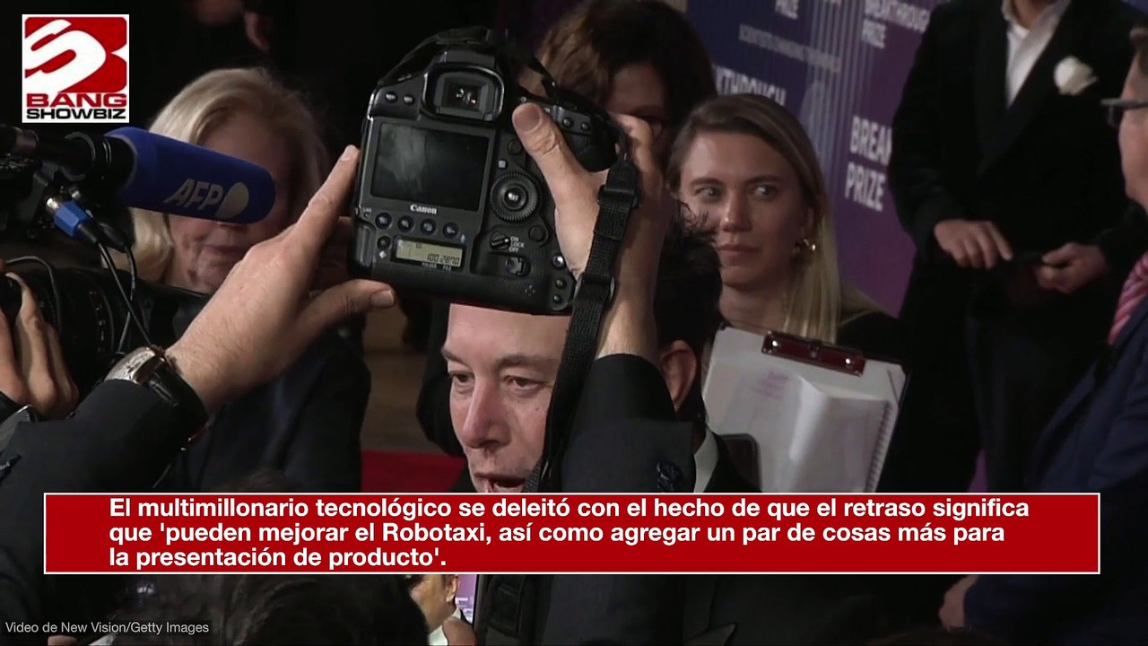 Revela Elon Musk nueva fecha de presentación de su Robotaxi