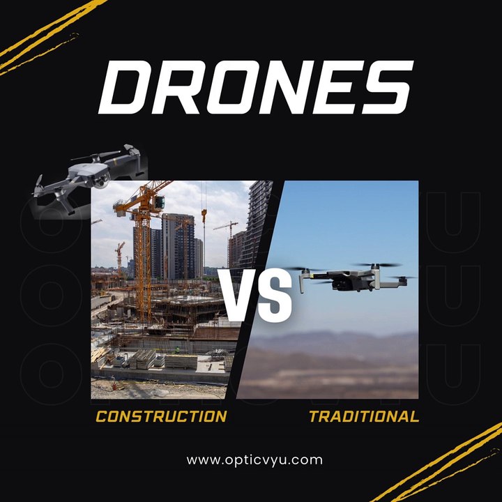 Drones vs construction drones