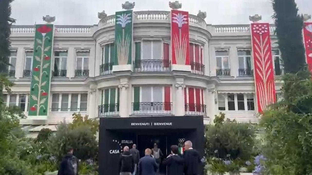 Parigi 2024, l'inaugurazione di Casa Italia