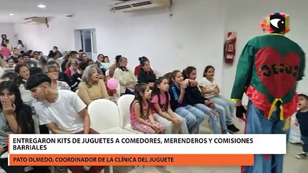 Entregaron kits de juguetes a comedores, merenderos y comisiones barriales