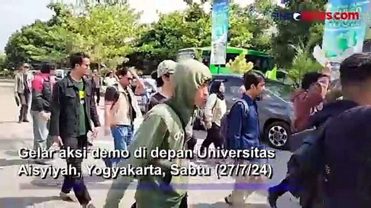 Minta Muhammadiyah Tolak Izin Tambang, Mahasiswa Yogyakarta Gelar Aksi Demo