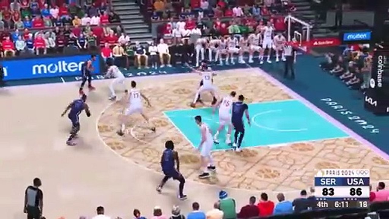 USA vs Serbia basketball match Olympics 2024,Paris Olympics