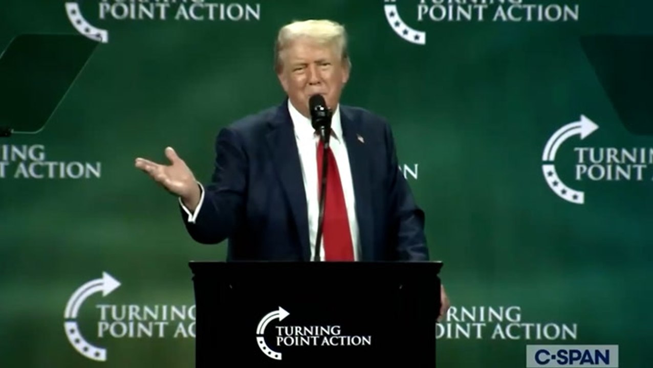 Donald Trump mocks ‘bum’ Kamala Harris’ name during speech