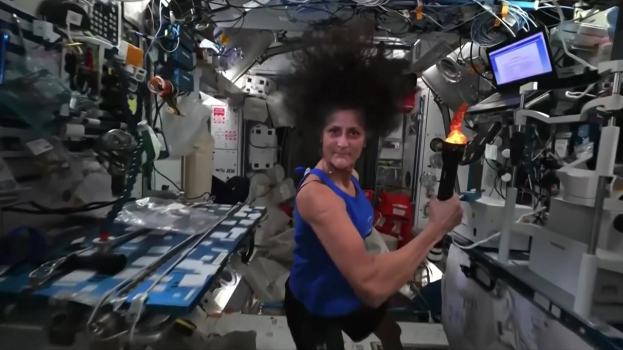 우주비행사들, 무중력 상태에서 올림픽 종목 연기 / YTN