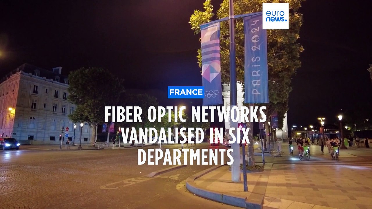 Multiple fibre optic networks vandalised across France